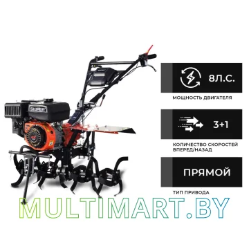 Мотокультиватор Skiper SP-860S (колеса Brado 4.00-10) картинка 2